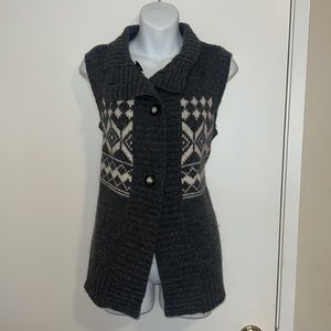 Banana Republic Fair Isle Knit Gilet/Sweater Vest